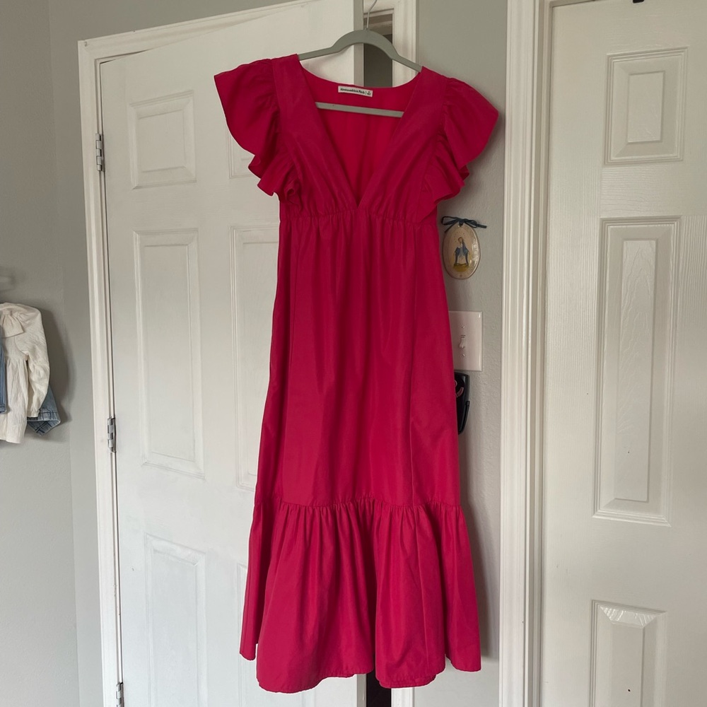 Abercrombie & Fitch Bright Pink Dress
